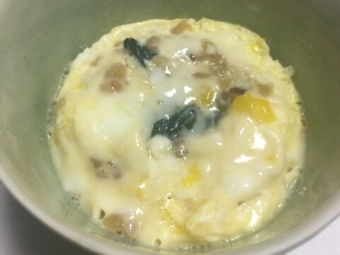 小松菜と醤油麹の卵焼き